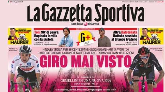La Gazzetta dello Sport in apertura sull'Inter: "Ci pensa Re-melu"