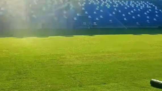 SN - Sassuolo, terminati i lavori: rizollatura completata al Mapei Stadium
