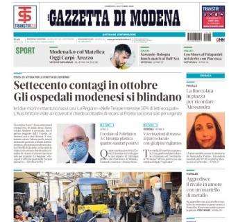 Gazzetta di Modena: "Tanti indisponibili, possibile cambio modulo"