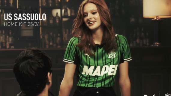 FOTO - Maglia Sassuolo 2025/26: il nuovo kit home neroverde targato Puma