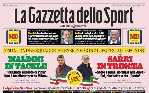 La Gazzetta dello Sport: "Conte stop. Ringhio star"