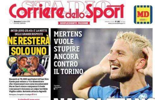 La prima pagina del Corriere dello Sport: "Ne resterà solo uno"