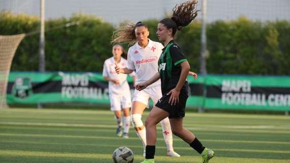 Sassuolo Primavera Femminile, esordio con sconfitta in Coppa Italia con la Fiorentina