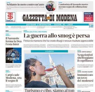 Gazzetta di Modena: "Il Sassuolo ferma la Dea. Consigli regala il titolo all'Inter"