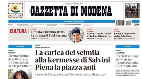 Gazzetta di Modena, Caputo: "Sassuolo, fidati: mi sento un ragazzino"