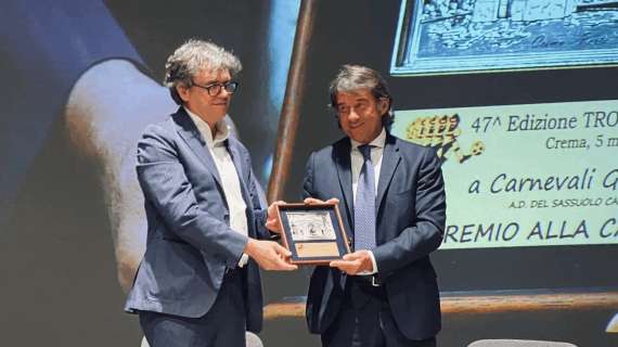 Trofeo Dossena: premi per Giovanni Carnevali e Fabio Grosso del Sassuolo