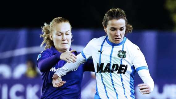 Fiorentina Sassuolo Femminile 1-1 FINALE: Philtjens illude, Severini riacciuffa il pari