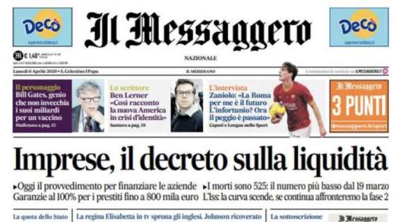 Il Messaggero: "Serie A, la ripartenza ha perso tutti i limiti"