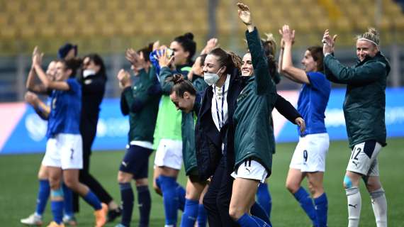 Italia-Lituania Femminile 7-0 al Tardini. In campo la neroverde Filangeri