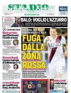  Corriere dello Sport-Stadio (ed. Bologna): "Fuga dalla zona rossa"