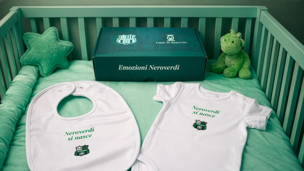 Sassuolo Calcio news oggi: arrivano i baby kit per i neonati, il marchio neroverde si espande