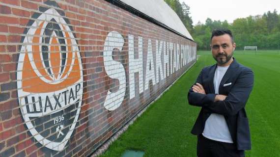 De Zerbi in Ucraina, domani inizia l'avventura con lo Shakhtar: ritiro in Austria