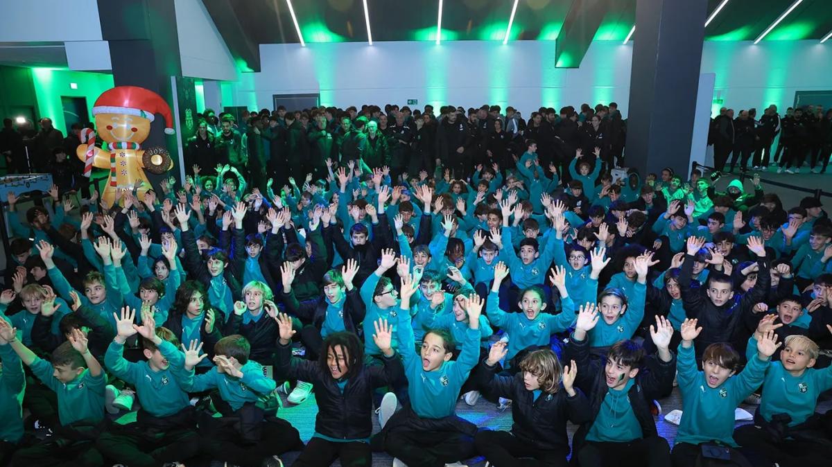 Al Mapei Stadium la Festa di Natale del Settore Giovanile maschile del Sassuolo