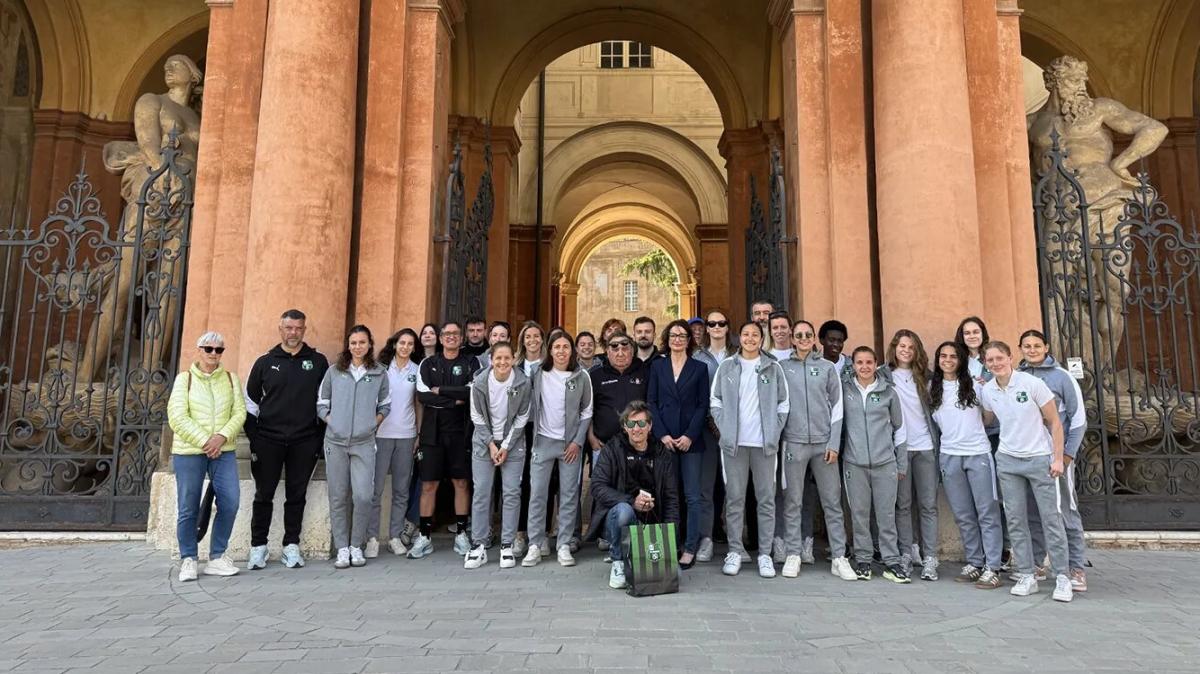 Il Sassuolo Femminile in visita al Palazzo Ducale di Sassuolo