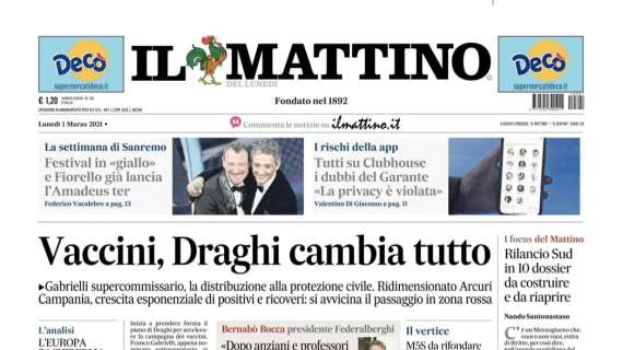 Il Mattino: "Il Napoli avvisa il Sassuolo: con Mertens è un'altra storia"