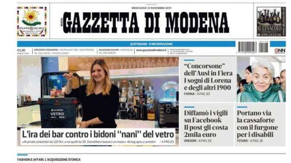 Gazzetta di Modena: "Sassuolo, nuovi esami per Berardi: le ultime"