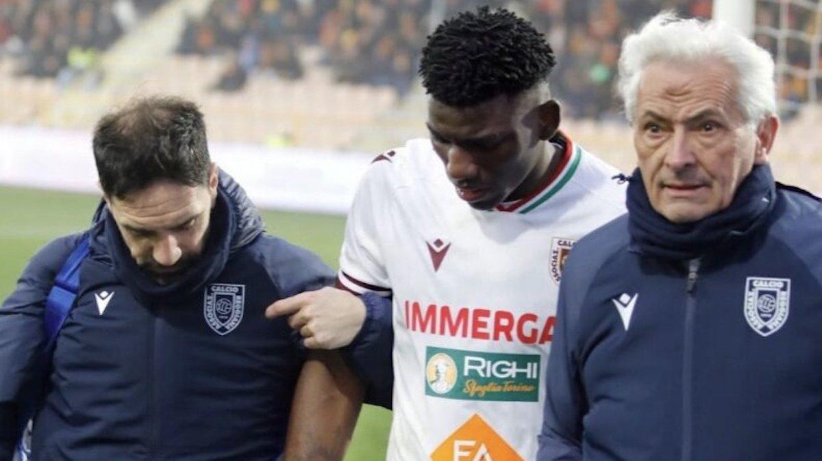 Reggiana, Yeferson Paz subito stagione finita per infortunio: "Tristezza e frustrazione"