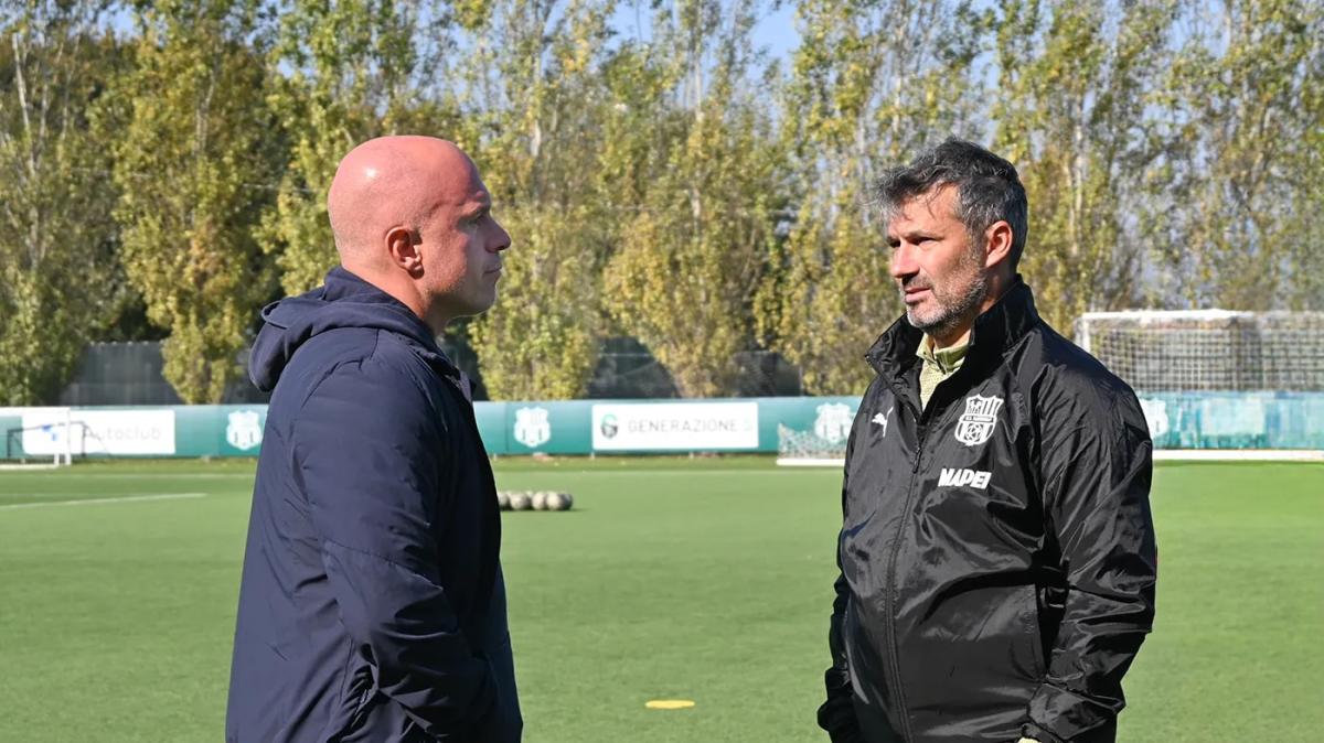 Sassuolo Femminile, il c.t. dell'Italia Soncin in visita al Mapei Center