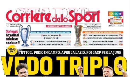 L'apertura del Corriere dello Sport: "Vedo triplo"