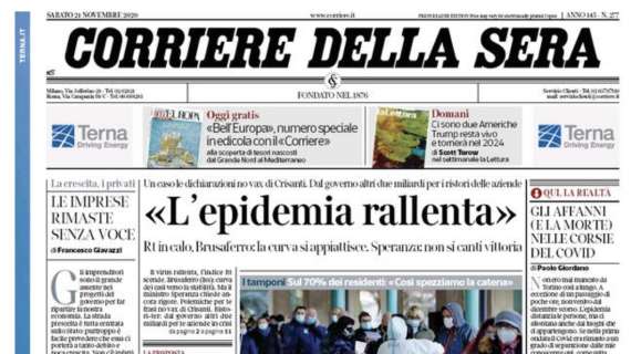 Corriere della Sera: "Le 7 bellezze ai raggi X. Il Sassuolo preoccupa le big"
