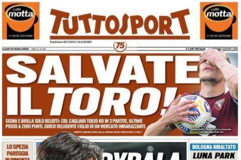Tuttosport: "Dybala è rabbia Champions. Luna park Sassuolo"