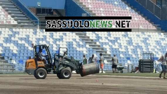 Sassuolo Calcio news oggi: nuovo prato al Mapei Stadium, domani il raduno neroverde