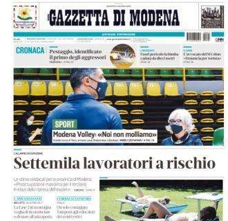 Gazzetta di Modena: "Sassuolo, dopo la ripartenza con l'Atalanta, l'Inter a San Siro"