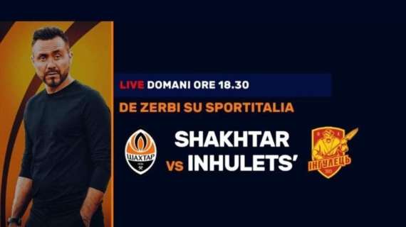 Lo Shakhtar Donetsk di De Zerbi in tv: tutte le partite su Sportitalia