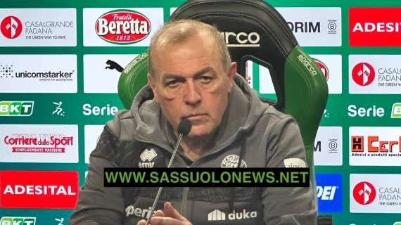 SN - Castori conferenza stampa post Sassuolo Sudtirol: "Ingigantita la loro qualità, ko che fa male"