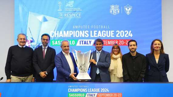 Sassuolo Calcio news oggi: presentata l'Amputee Champions League al MFC