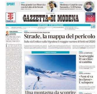Gazzetta di Modena: "Sassuolo a pezzi col Parma. De Zerbi: 'Stringere i denti'"