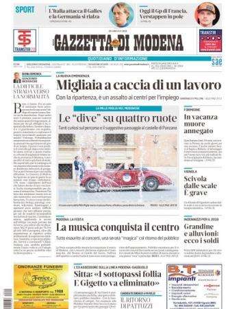 Gazzetta di Modena: "Di Francesco: 'Berardi, mi vengono i brividi'"