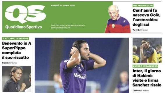 La Nazione sulla Fiorentina: "Lotta salvezza, il bivio viola"
