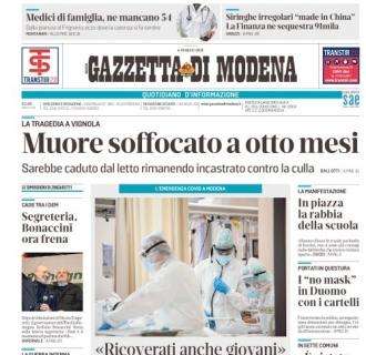Gazzetta di Modena: "Il Sassuolo a Udine: velocità contro forza"
