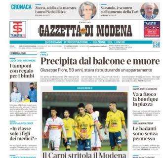 Gazzetta di Modena: "Sassuolo, nel ritorno dimezzata la velocità"