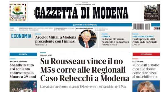 Gazzetta di Modena, Romagna: "Svolta Sassuolo: ora è un'altra squadra"