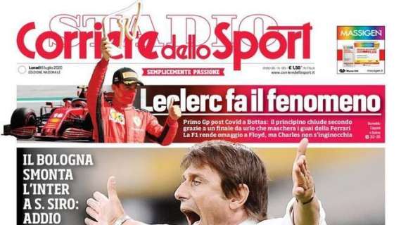 L'apertura del Corriere dello Sport sull'Inter: "Conte in croce"