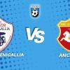 Vigor Senigallia-Ancona 0-1, la diretta della partita