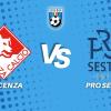 Piacenza-Pro Sesto 3-0, la diretta della partita