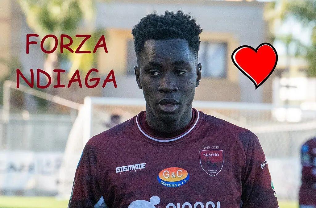 Nardò: il club dopo l'infortunio di Sall: "Forza Ndiaga, siamo tutti con te!"