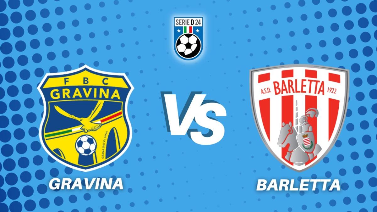 Gravina-Barletta 0-0, la diretta della partita