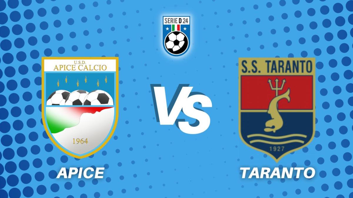 Apice-Taranto, la diretta della partita