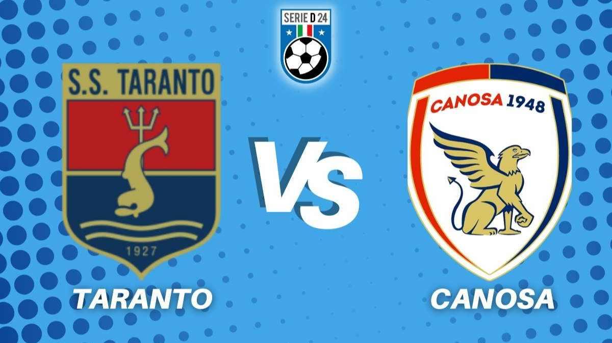 Taranto-Canosa, la diretta della partita | LIVE