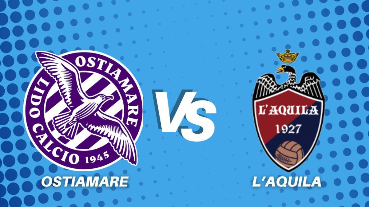 Ostiamare-L'Aquila 2-1, il tabellino della partita