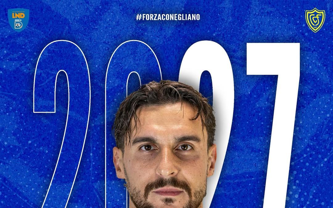 Conegliano, ufficiale il rinnovo con l'ex Empoli Alessandro Piu