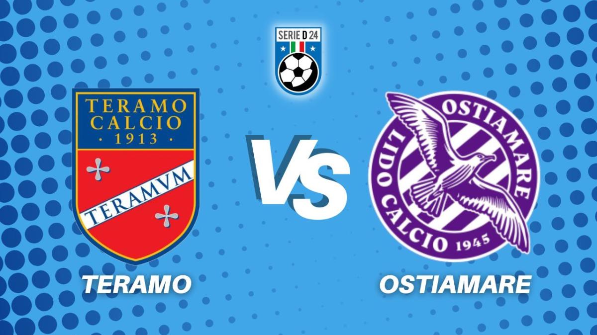 Teramo-Ostiamare 0-1, la diretta della partita