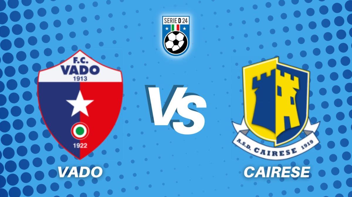 Vado-Cairese 1-0, la diretta della partita