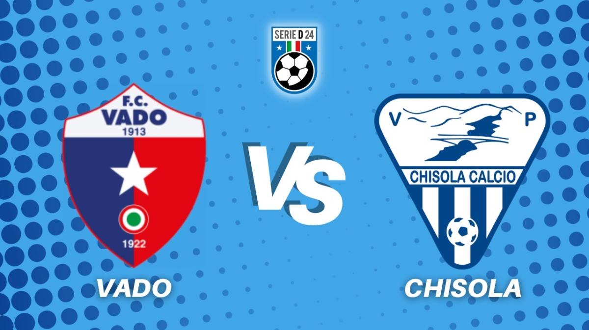 Vado-Chisola 2-1, la diretta della partita