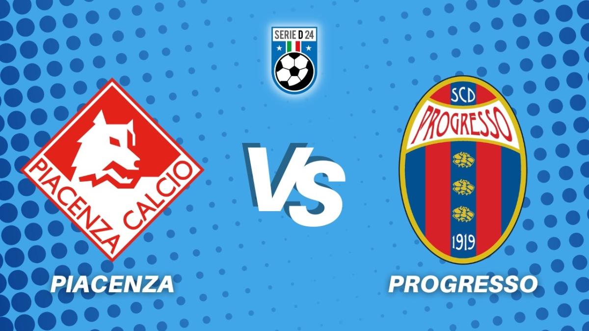 Piacenza-Progresso 1-0, la diretta della partita