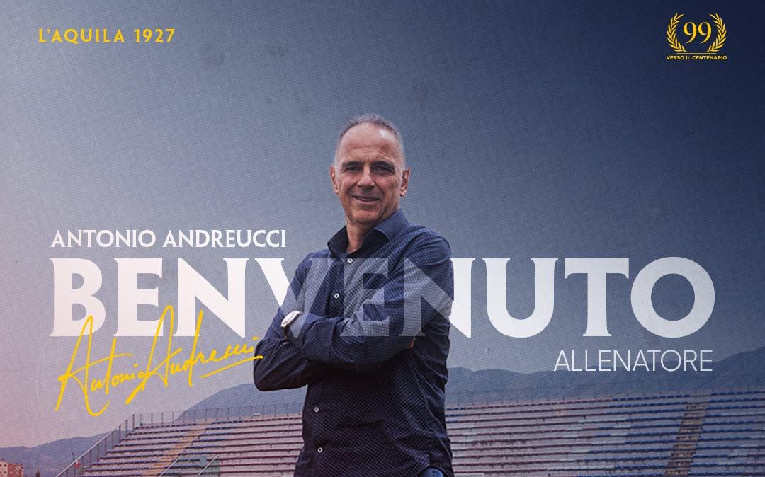 L'Aquila, ufficiale l'arrivo di Antonio Andreucci: il comunicato